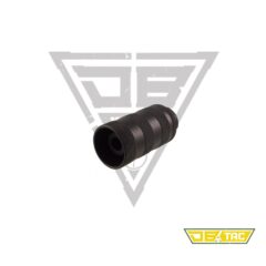 DB TAC All Steel .450 Bushmaster Muzzle Brake 5/8''x32 TPI Thread With Sound Forwarder 13/16''x16 TPI Thread