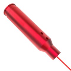 DB TAC 7.62x54R Cartridge Red Laser Bore Sighter , Aluminum (Red Finish), Precision Module, Batteries Included