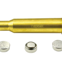 DB TAC 7.62x54R Cartridge Red Laser Bore Sighter , Brass Body, Precision Module, Batteries Included