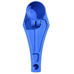 DB TAC Cobra Buttplate For Round 1.25" AR Buffer Tubes, Dark Blue Color