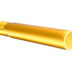 DB TAC AR-15 Pistol Buffer Tube, 7.3" No Foam Wrap, Gold Anodized