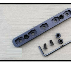 DB TAC 3 Inch Black Anodized KeyMod to M-LOK Rail Section Converter Adapter
