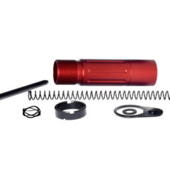 DB TAC 3.5 inch Short Buffer Tube System For .223/5.56/300BLK AR Pistol,Red Color