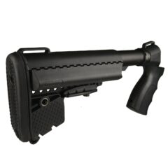 DB TAC Polymer Black Stock Fits For Mossberg Mossberg 500 / 535 / 590 / 835 Maverick 88 12 Gauge and 20 Gauge Pump ONLY Accessory Kit Pistol Grip Shotgun