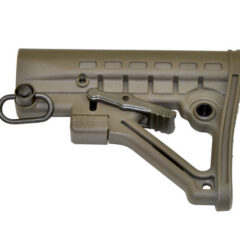 DB TAC Green Color AR Rifle Butt Stock Six Position Mil-Spec Stock With Sling Adapter
