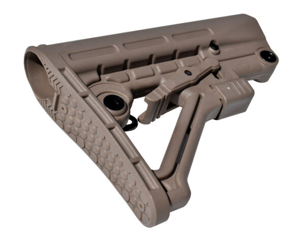 DB TAC Tan Color AR Rifle Butt Stock Six Position Mil-Spec Stock With ...