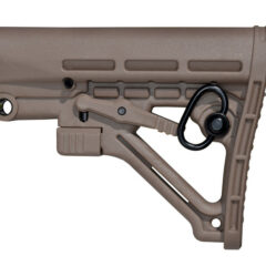 DB TAC Tan Color AR Rifle Butt Stock Six Position Mil-Spec Stock With Sling Adapter