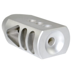 DB TAC Matte Stainless Steel 1/2''x28 TPI Thread For CMMG 5.7x28 Tanker Style Muzzle Brake