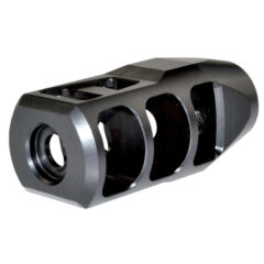 DB TAC Tanker Style 49/64x20 TPI Thread Muzzle Brake For .50 Beowulf, Black Steel