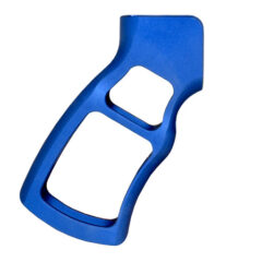 DB TAC Skeletonized Ergonomic Rear Pistol Style Grip, Dark Blue Color, Machined and Anodized in the USA