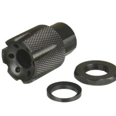 DB TAC Steel 9/16x24 TPI Thread For .40/10mm/.350Legend Muzzle Brake Compensator