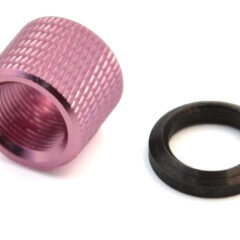 DB TAC 1/2x28 TPI Thread Barrel Thread Protector, Aluminum Pink Color