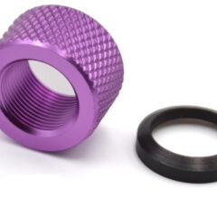 DB TAC 5/8''x24 TPI Thread Bull Barrel Thread Protector, Aluminum Purple Color