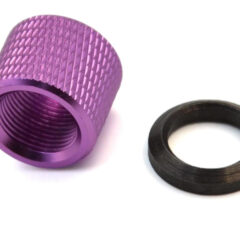 DB TAC 1/2x28 TPI Thread Barrel Thread Protector, Aluminum Purple Color