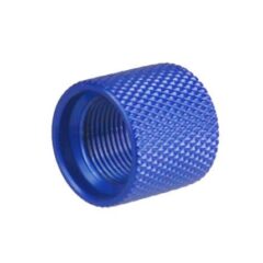 DB TAC 1/2x28 TPI Thread Barrel Thread Protector, Aluminum Blue Color