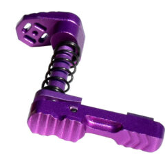 DB TAC AR-15 Ambidextrous Extended Modular Magazine Release & Catch Button, Purple