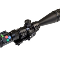 DB TAC Professional 4-16X40 Precision Scope AOL, Red, Green, Blue illuminated RXR Reticle, 1 inch tube