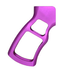 DB TAC Skeletonized Ergonomic Rear Pistol Style Grip, Purple Color, Machined and Anodized in the USA