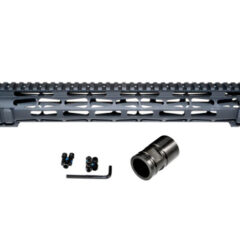 DB TAC® DPMS .308 M-LOK Series Slim Free Float Handguards, 15" Length High Profile