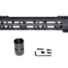DB TAC Super Light Slim Free Float M-LOK Handguards With Partial Top Rail, 13" For AR-15 .223/5.56