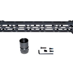DB TAC Super Light Slim Free Float M-LOK Handguards With Partial Top Rail, 16.5" For AR-15 .223/5.56