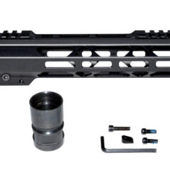 DB TAC Super Light Slim Free Float M-LOK Handguards With Partial Top Rail, 9" For AR-15 .223/5.56