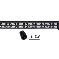 DB TAC 19.5 Inch Length Free Float Quad Rail M-LOK For .223/5.56 Picatinny Handguard