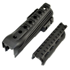 DB TAC AK47 / AK74 2-Piece Polymer Railed Handguard – Overmold Picatinny Rail System