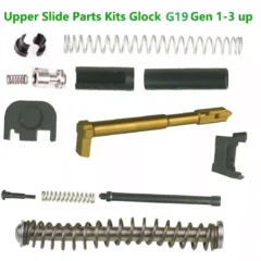 DB TAC Fits Glock 17 Gen 1-3 Upper Parts Slide Kits UPK 9mm 80 With Titanium Gold Firing Pin