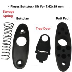 DB TAC 4PC Kit of Buttplate,Trap Door, Storage Spring & Butt Pad For 7.62x39mm Wood Stock