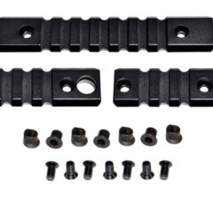 DB TAC 3 Pcs Rail Keymod Picatinny/Weaver Accessory Rail Combo, Black Anodized