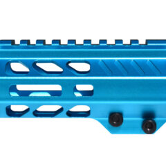 DB TAC Blue Color M-LOK Free Float Handguard for 223/5.56 Uppers, 4.2 Inch