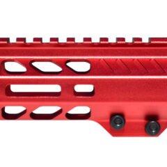 DB TAC Red Color M-LOK Free Float Handguard for 223/5.56 Uppers, 4.2 Inch