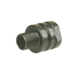 DB TAC Thread Adapter Convert 11/16x24 Thread to 5/8x24 Thread Converter , Black Steel