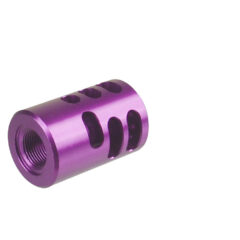 DB TAC Aluminum 1/2x28 TPI Thread For Ruger .22 Mark IV 22/45 Lite Muzzle Brake Compensator Purple Color
