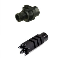 DB TAC All Steel 5/8x24 Thread Adapter For M 1 4 / M 1 A With Muzzle Brake Compensator