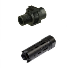 DB TAC All Steel 5/8x24 Thread Adapter For M 1 4 / M 1 A With Muzzle Brake Compensator