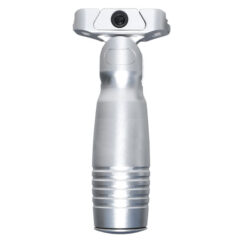 DB TAC Aluminum 5 Position Front Grip Foregrip For Picatinny/Weaver Rail Silver Color