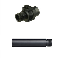 DB TAC All Steel 5/8x24 Thread Adapter For M 1 4 / M 1 A With Muzzle Brake Compensator