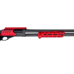 DB TAC Aftermarket Red Anodized Aluminum Forend + Full-Length Receiver Rail — Fits Remington 870 / Tac14 / H&R 1871